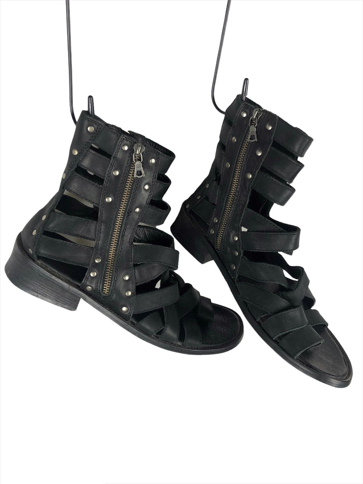 NO ID SICK💥 No Id 🇯🇵 SS14 Leather Sandal Size US 10 / EU 43 - 7 Thumbnail