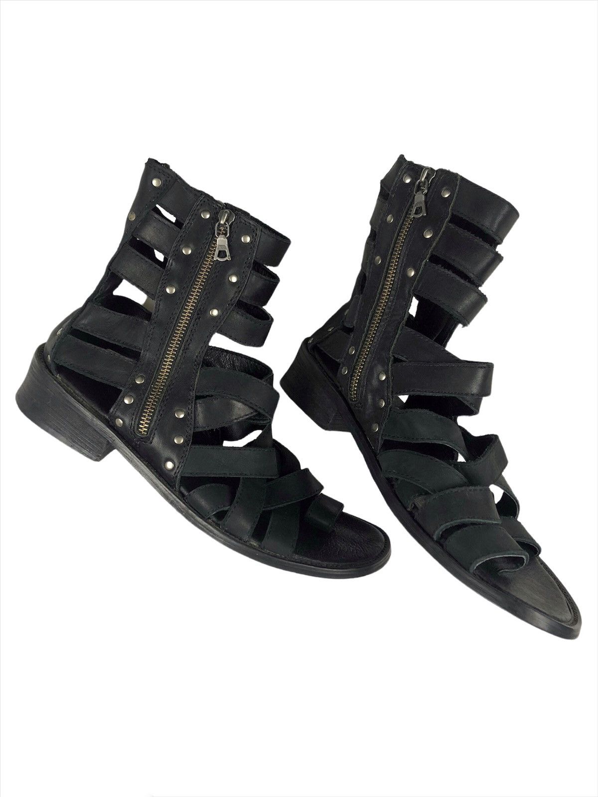 NO ID SICK💥 No Id 🇯🇵 SS14 Leather Sandal Size US 10 / EU 43 - 2 Thumbnail