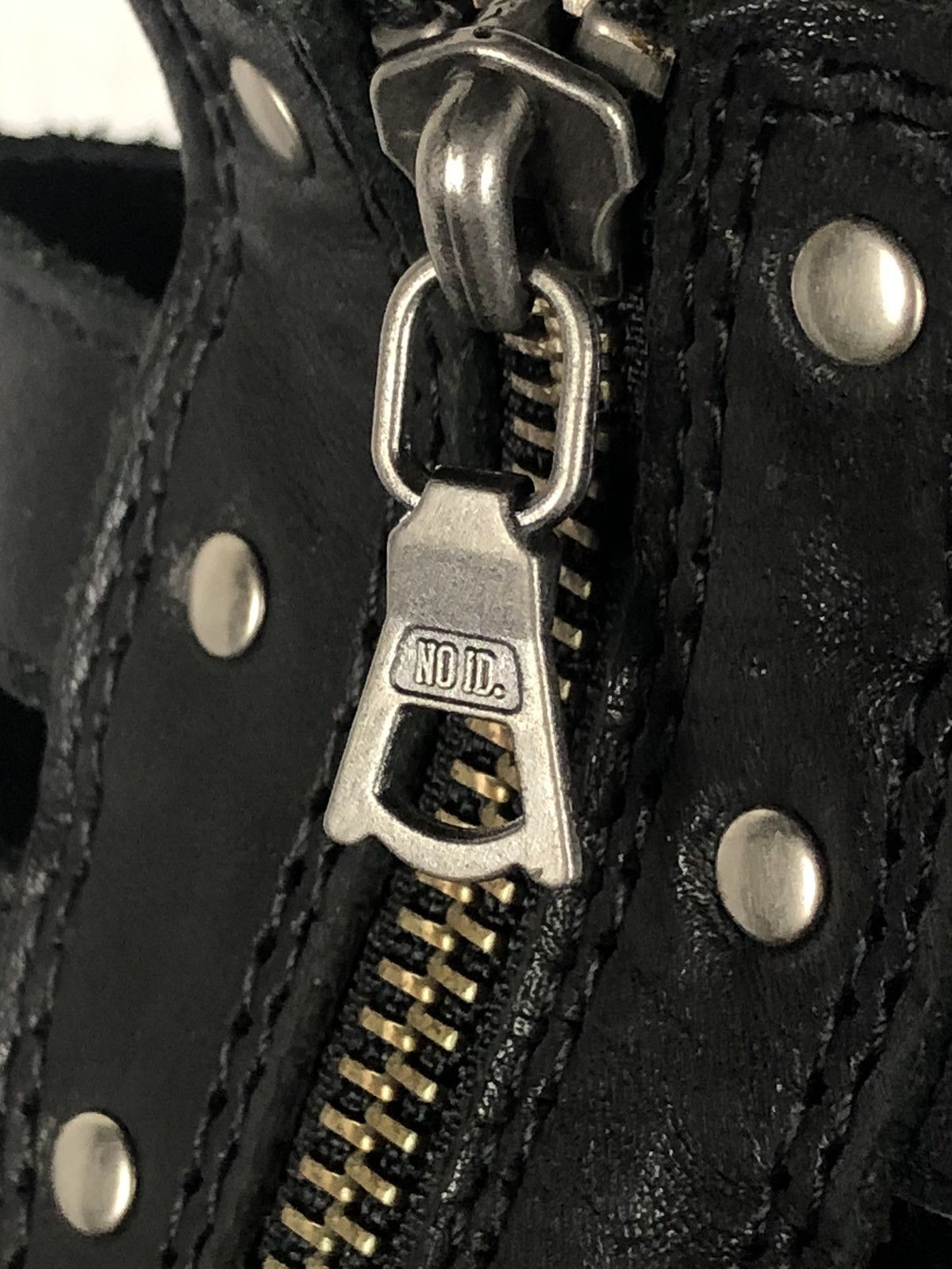 NO ID SICK💥 No Id 🇯🇵 SS14 Leather Sandal Size US 10 / EU 43 - 14 Thumbnail