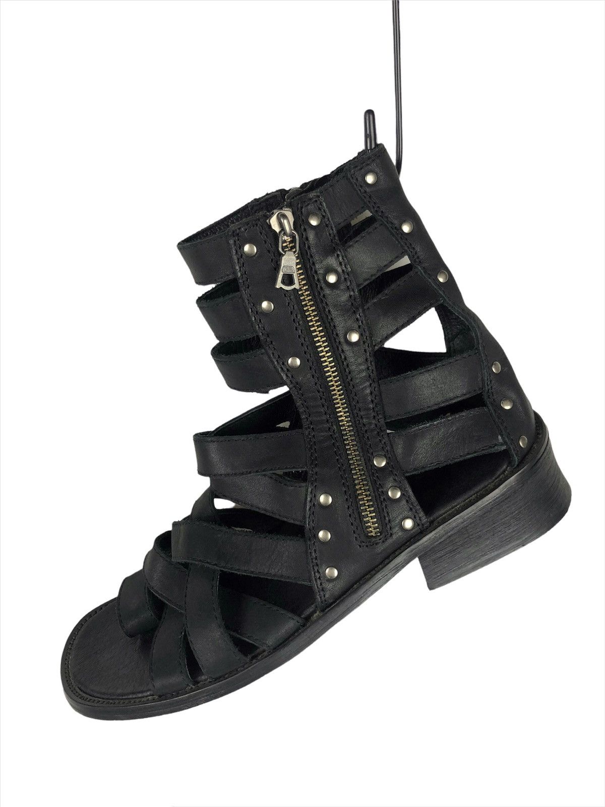 NO ID SICK💥 No Id 🇯🇵 SS14 Leather Sandal Size US 10 / EU 43 - 4 Thumbnail