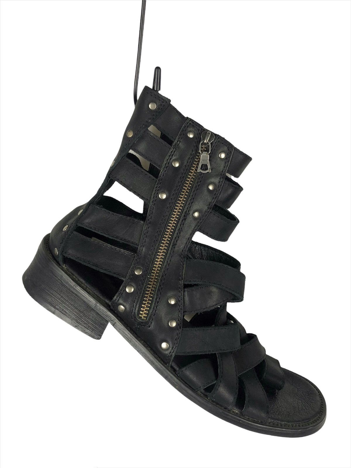 NO ID SICK💥 No Id 🇯🇵 SS14 Leather Sandal Size US 10 / EU 43 - 3 Thumbnail