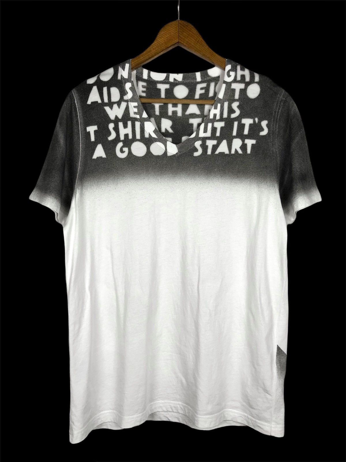 Maison Margiela Maison Margiela ‘AIDS” Tshirt Size US M / EU 48-50 / 2 - 1 Thumbnail