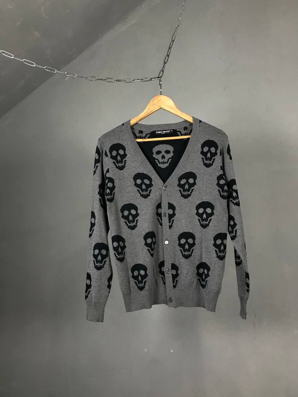 Frankie Morello Frankie Morello designer skulls monogram luxury cardigan Size US M / EU 48-50 / 2 - 1 Thumbnail