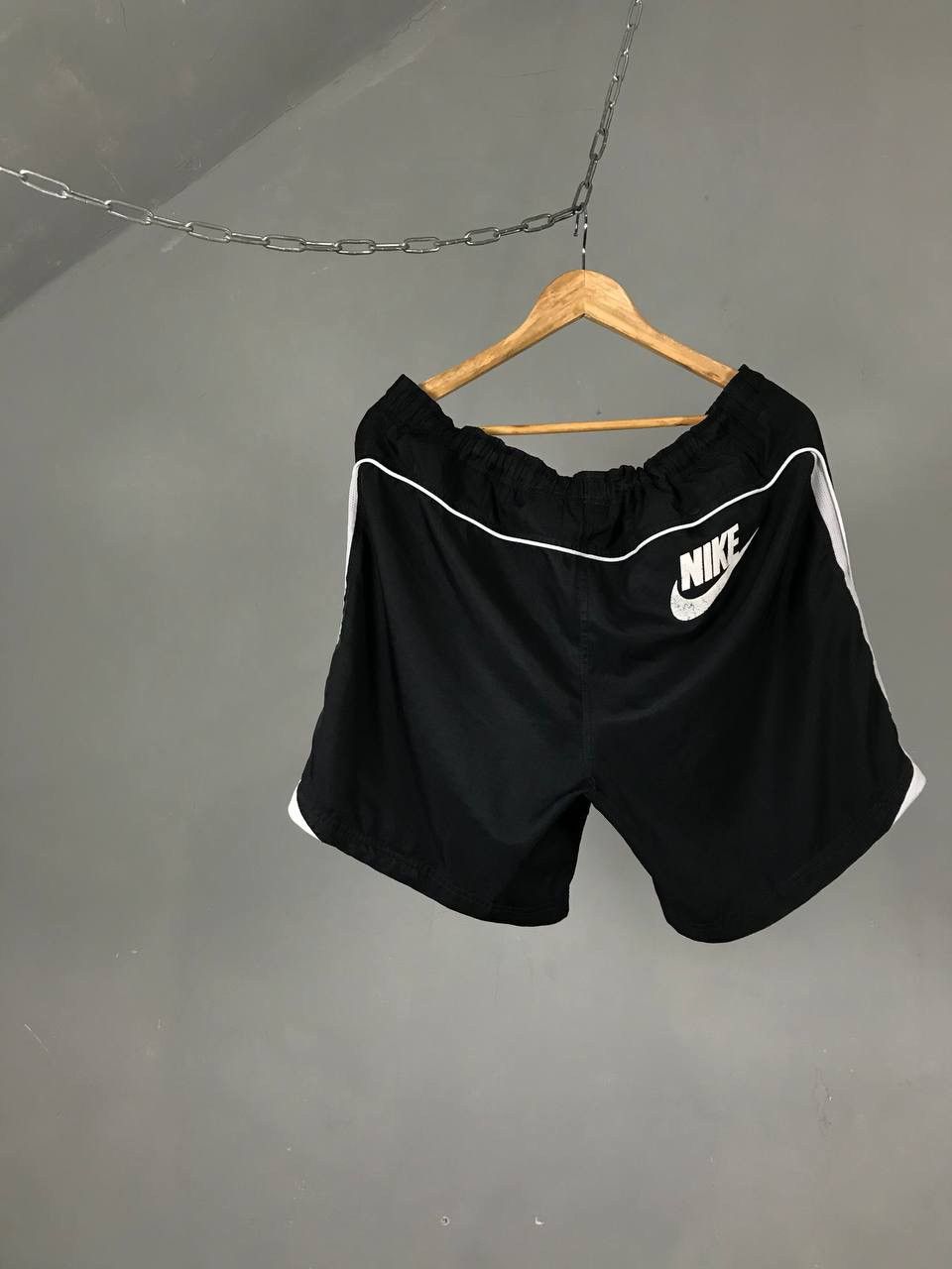Nike × Vintage Nike swoosh streetwear vintage shorts Size US 32 / EU 48 - 2 Thumbnail