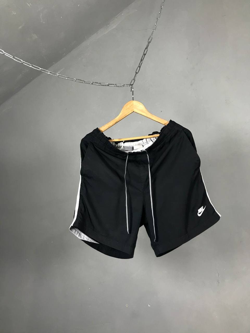 Nike × Vintage Nike swoosh streetwear vintage shorts Size US 32 / EU 48 - 1 Thumbnail