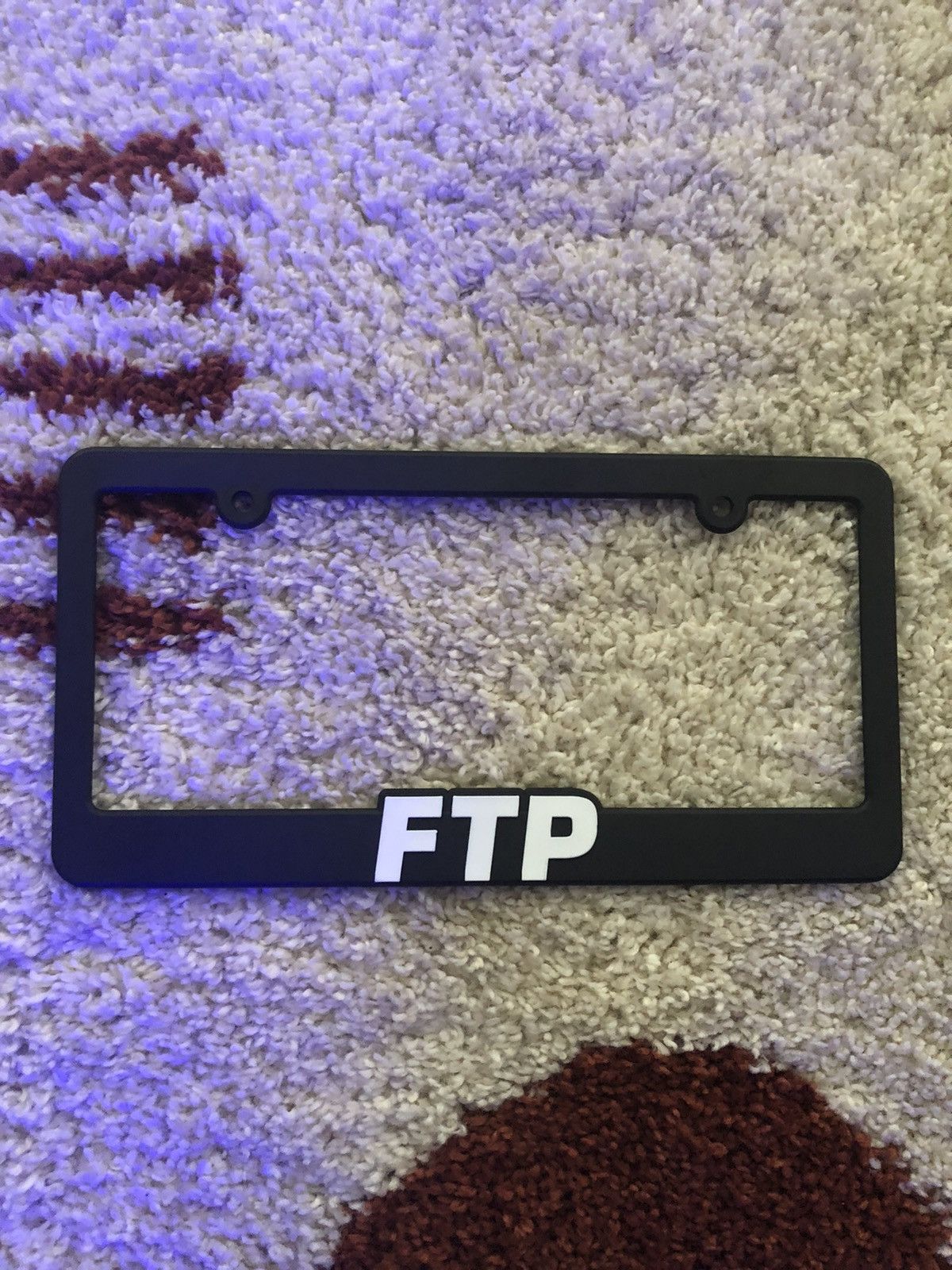 Fuck The Population FTP License Plate Frame | Grailed