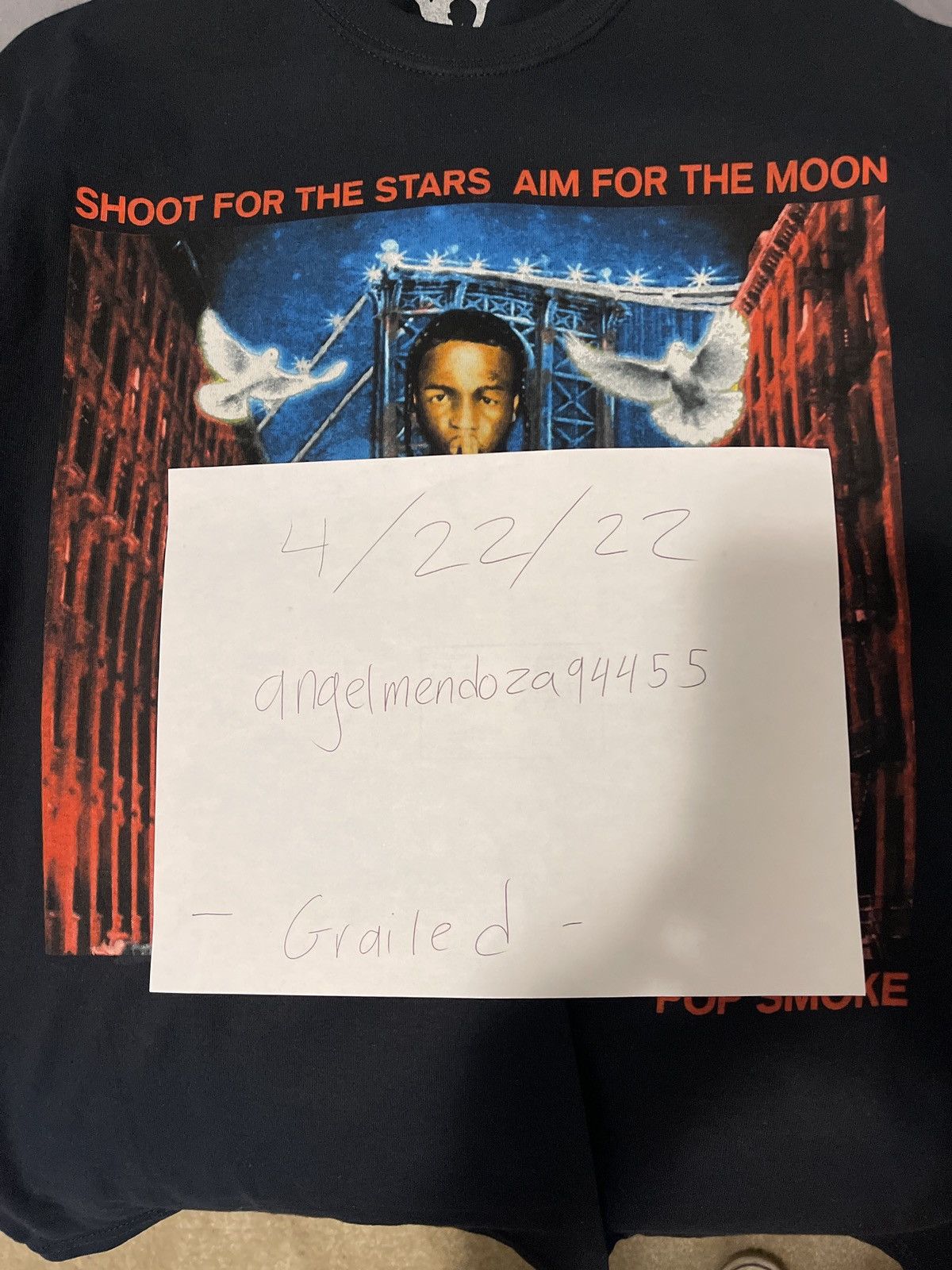 Vlone Pop Smoke Vlone Shoot For The Stars SIZE RUN NWT Size US M / EU 48-50 / 2 - 4 Thumbnail