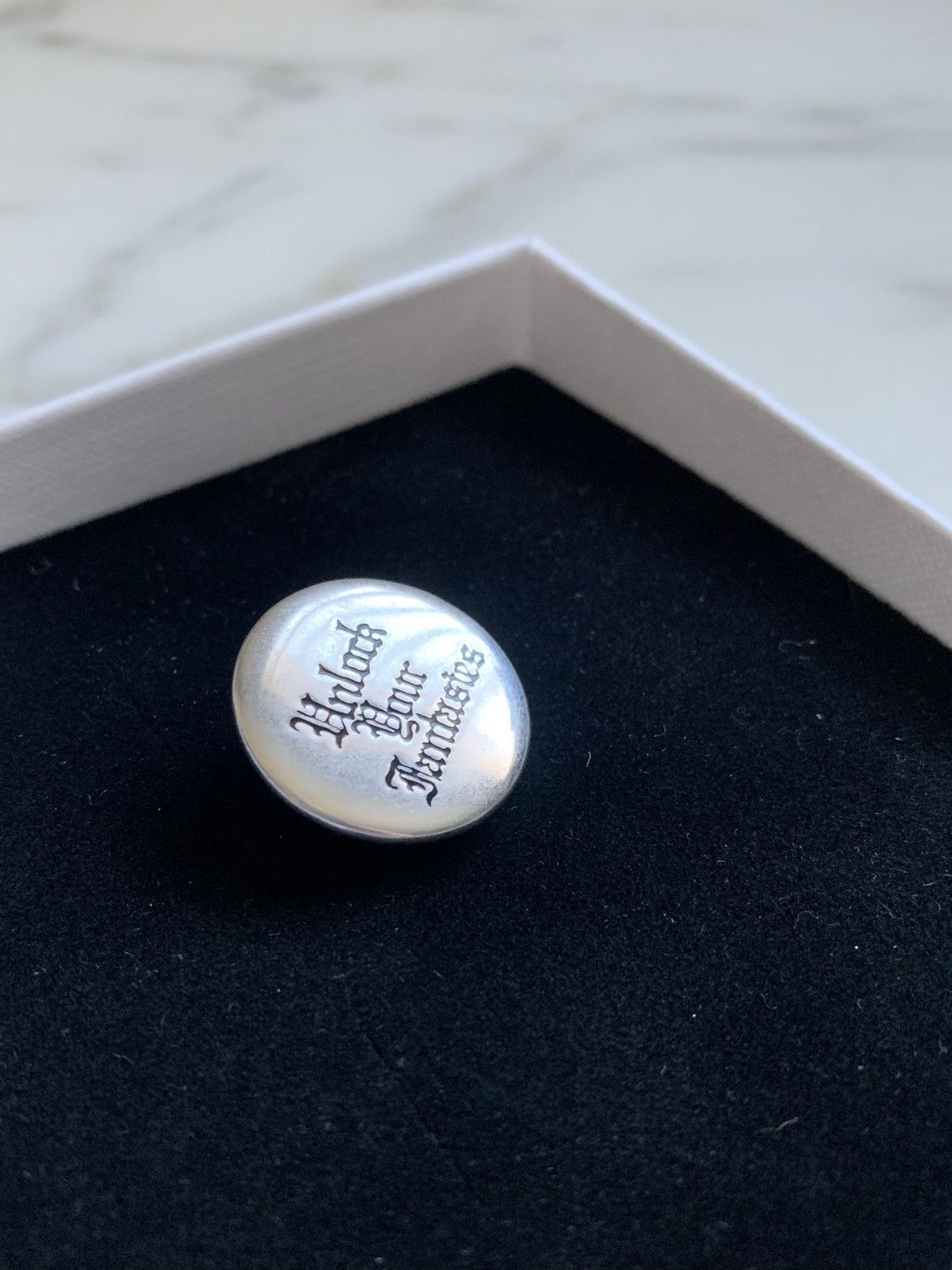 Celine × Hedi Slimane Celine Unlock Your Fantasies .925 Silver Pin Badge Slimane Size ONE SIZE - 3 Thumbnail
