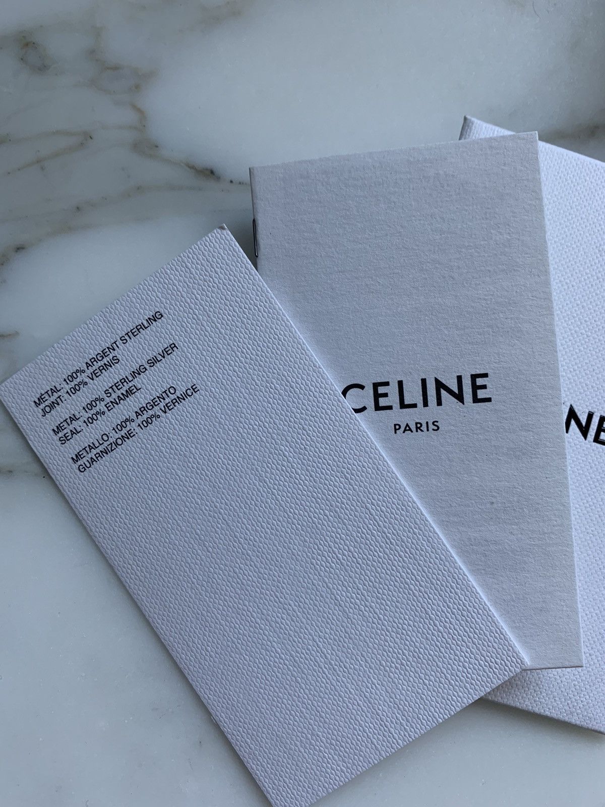 Celine × Hedi Slimane Celine Unlock Your Fantasies .925 Silver Pin Badge Slimane Size ONE SIZE - 7 Thumbnail