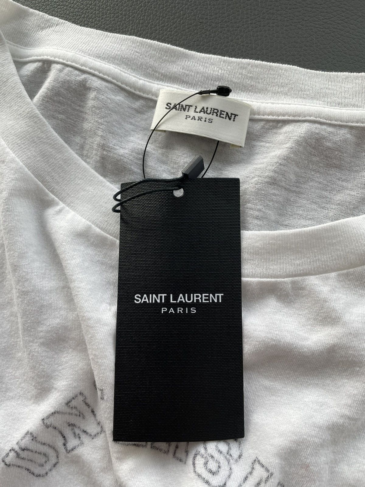 Saint Laurent Paris Super Runway Limited Edition Universite White Tee T-shirt Size US XL / EU 56 / 4 - 8 Thumbnail
