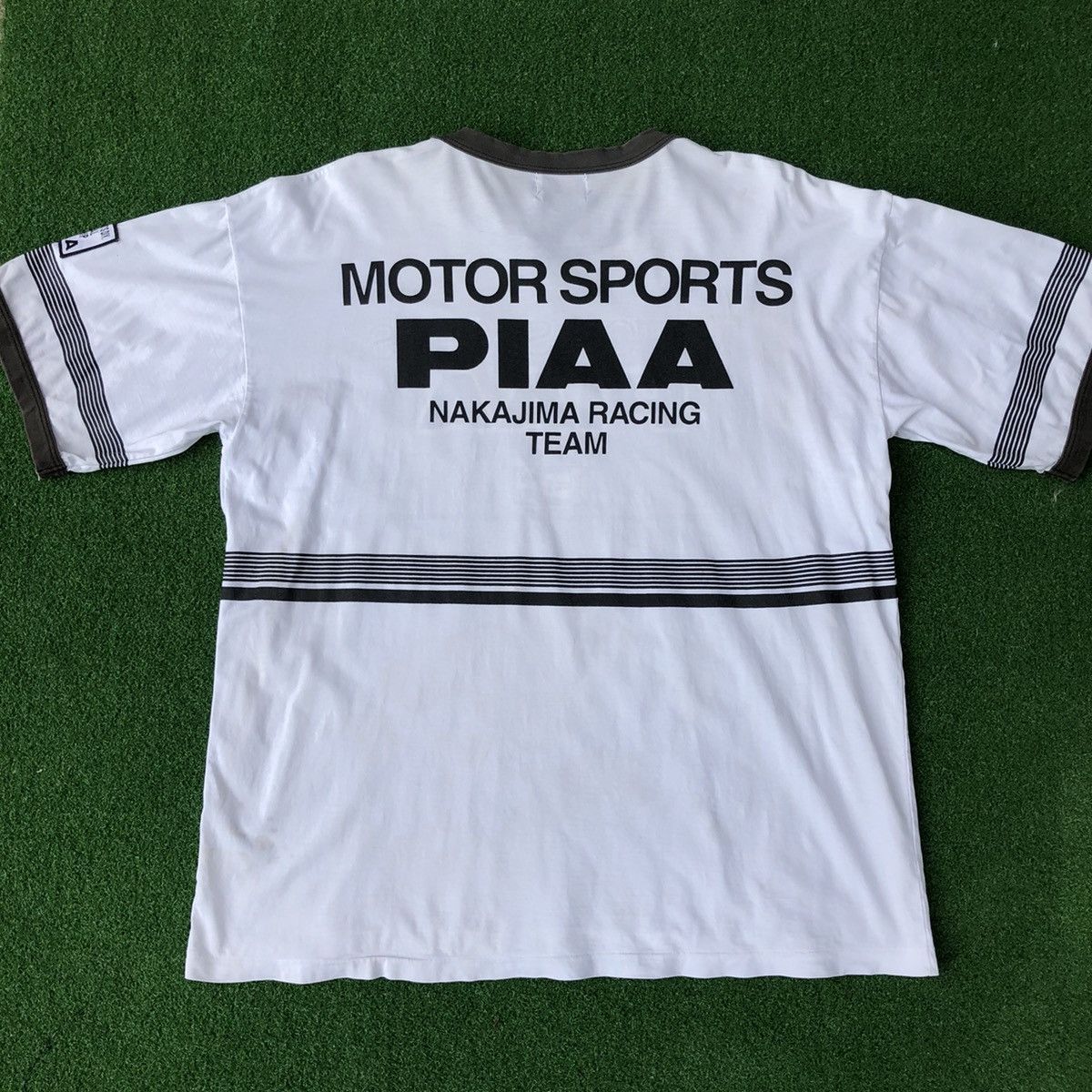 Vintage RARE! Vintage PIAA Racing Nakajima Racing Team TShirt Size US L / EU 52-54 / 3 - 4 Thumbnail