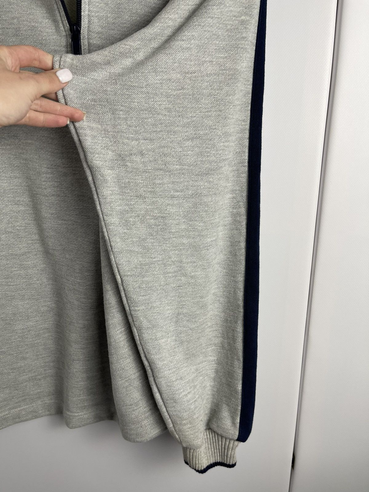 Nike × Vintage Sweatshirt Nike Vintage Grey with lamps 3/4 zip Size US XS / EU 42 / 0 - 7 Thumbnail