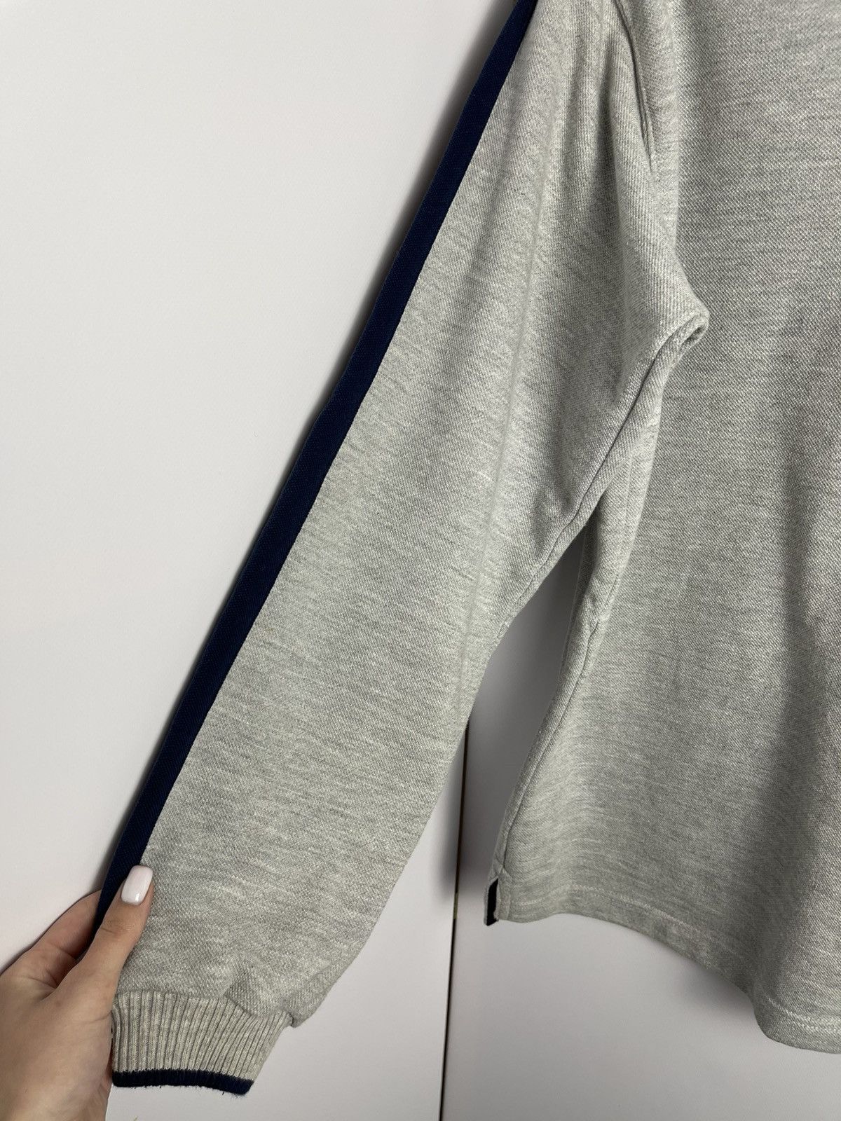 Nike × Vintage Sweatshirt Nike Vintage Grey with lamps 3/4 zip Size US XS / EU 42 / 0 - 8 Thumbnail