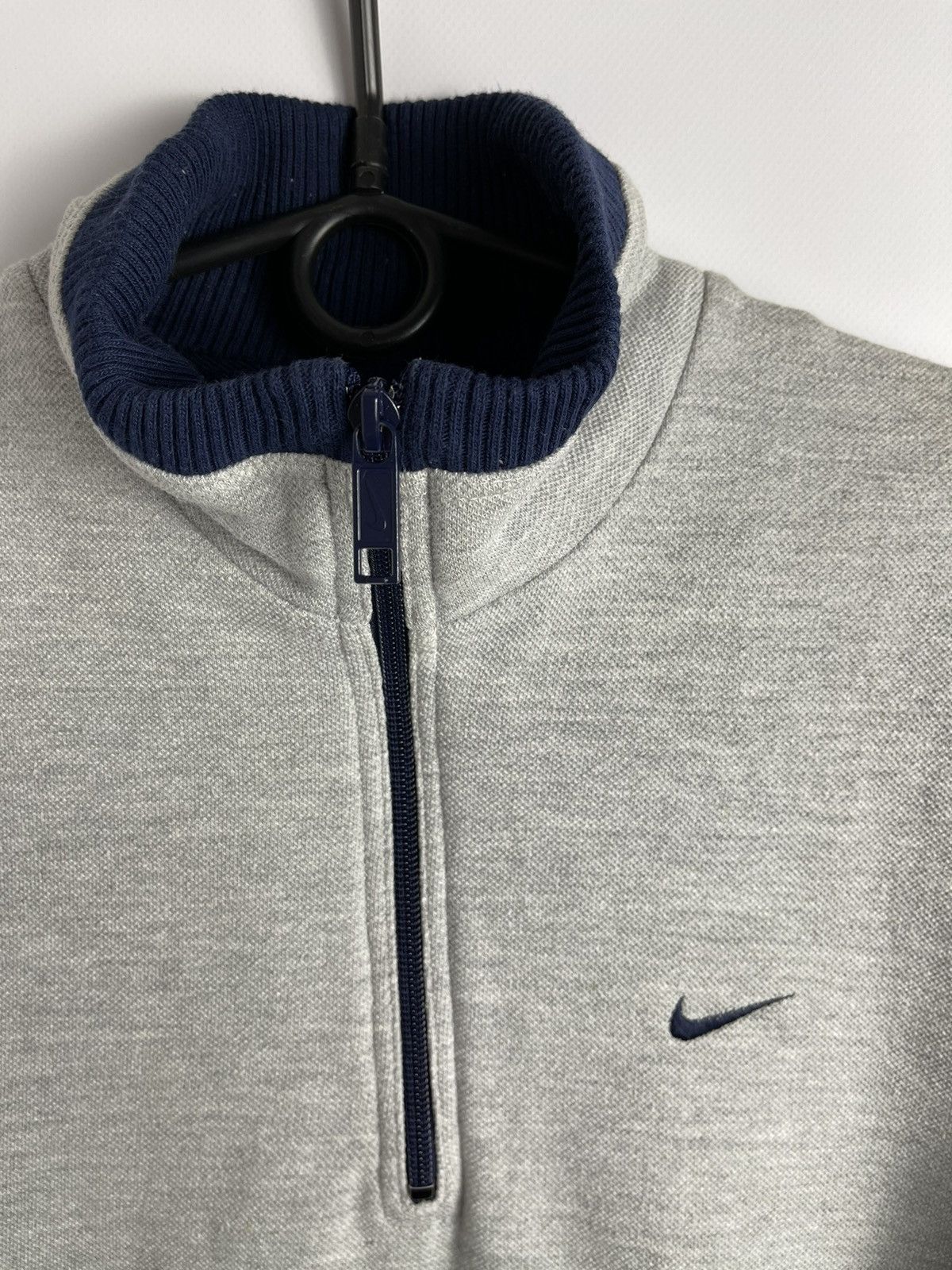 Nike × Vintage Sweatshirt Nike Vintage Grey with lamps 3/4 zip Size US XS / EU 42 / 0 - 3 Thumbnail