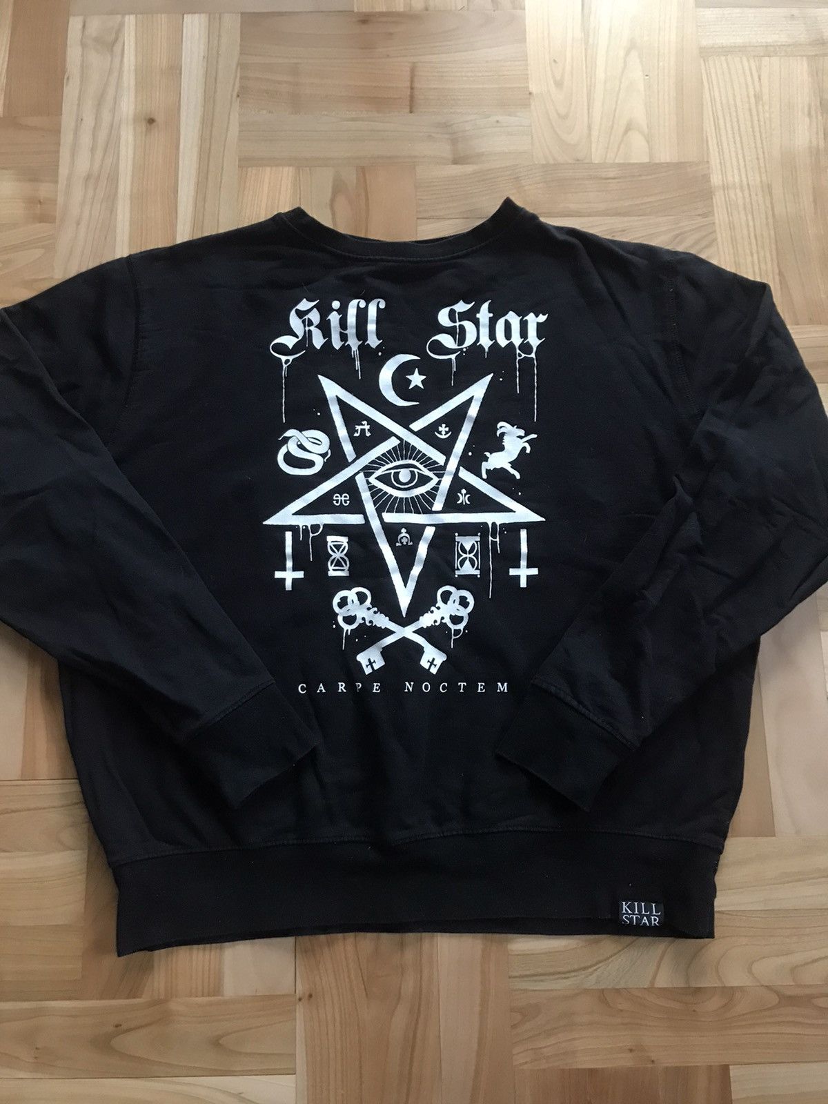 Killstar Kill Star Carpe Noctem sweatshirt Big logo | Grailed