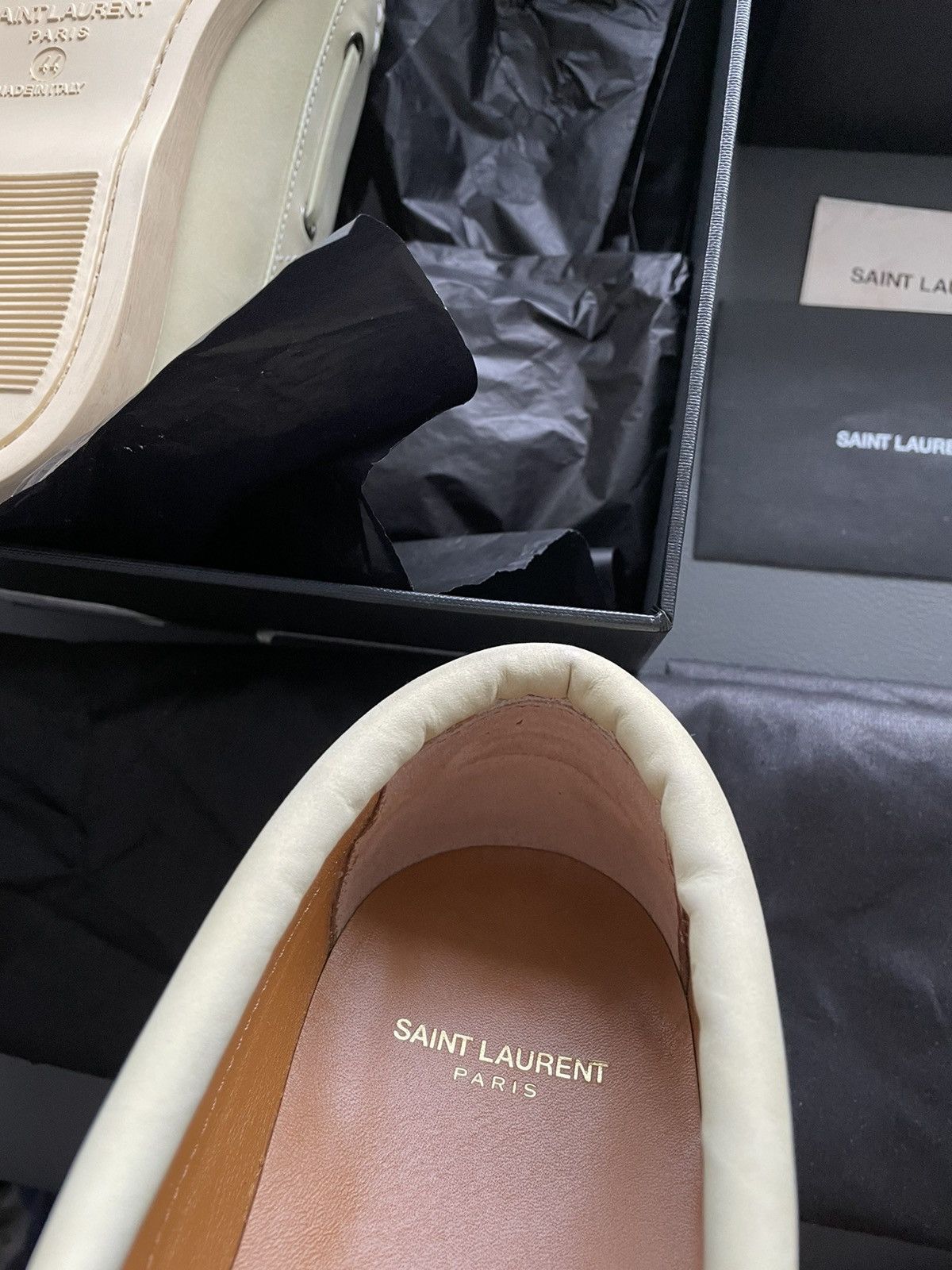 Hedi Slimane × Saint Laurent Paris × Yves Saint Laurent Saint Laurent Runway Phoenix Loafer Shoes Size US 9.5 / EU 42-43 - 11 Thumbnail