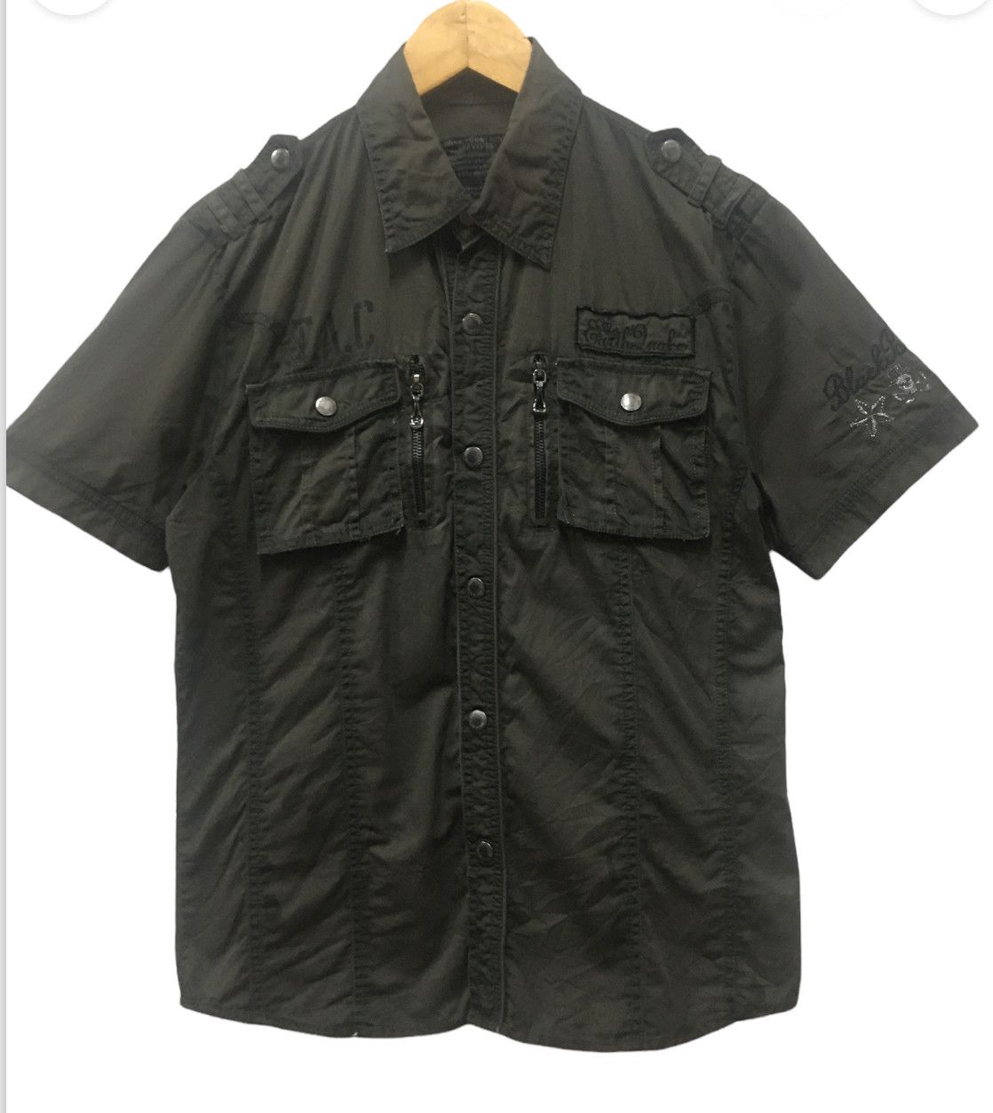 In The Attic × Japanese Brand In the ettic the history and country shirt Size US L / EU 52-54 / 3 - 4 Thumbnail