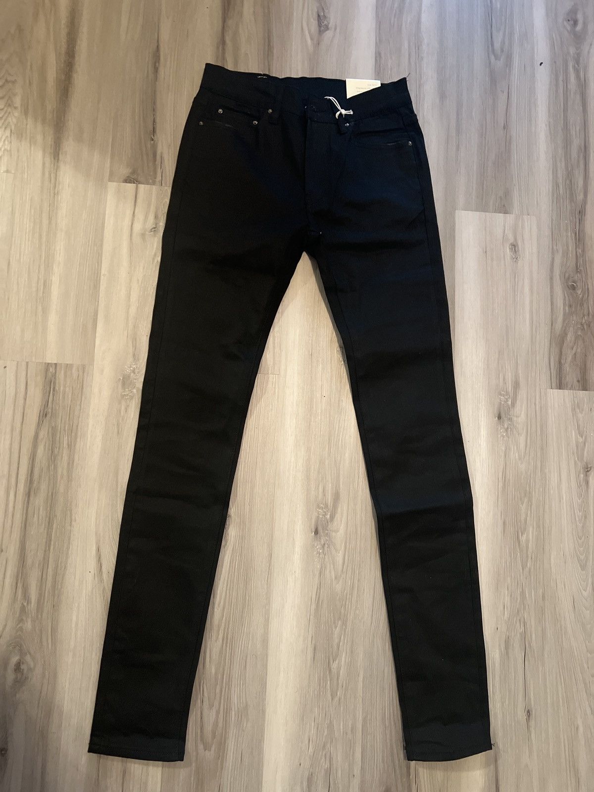 MNML X43 Stretch Denim Matte Black | Grailed