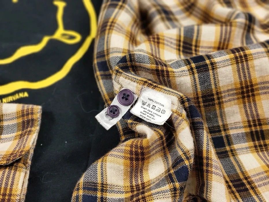 Flannel Vintage Flannel Shirt Travis Scott Style Size US L / EU 52-54 / 3 - 9 Thumbnail
