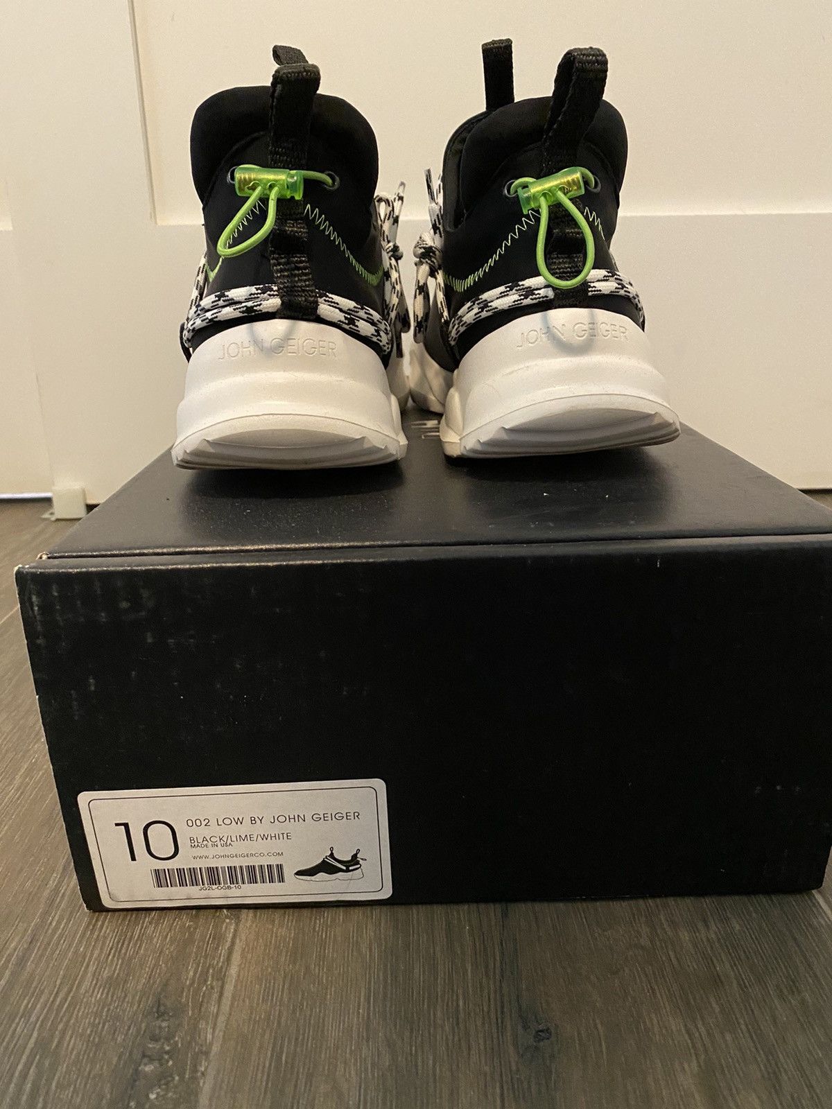 John Geiger John Geiger 002 Low Black/Lime Size US 10 / EU 43 - 4 Thumbnail