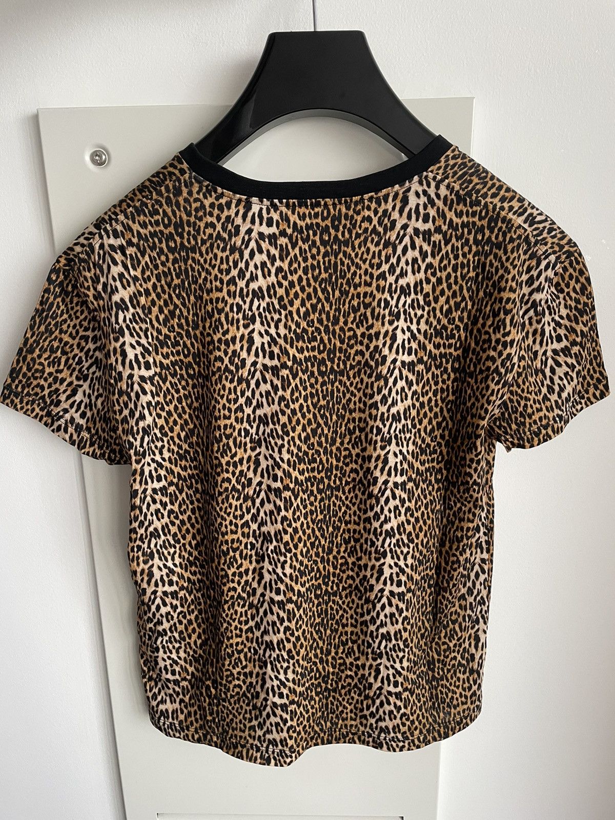 Celine × Hedi Slimane Rare Brand New Classic Hedi Runway Col Rond Leopard Shirt Size US L / EU 52-54 / 3 - 19 Thumbnail