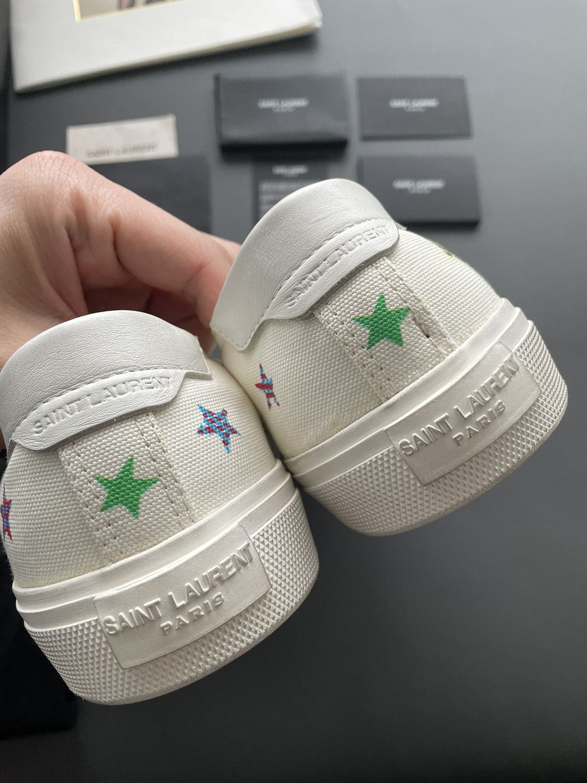 Hedi Slimane × Saint Laurent Paris × Yves Saint Laurent Brand New Runway Limited Solaris Fan Star Moon Plus Sneaker Size US 8.5 / EU 41-42 - 5 Thumbnail