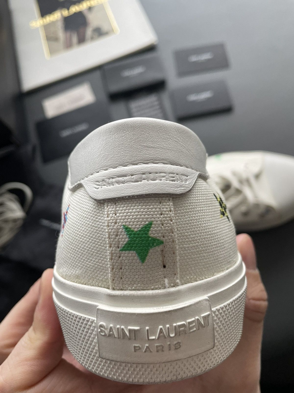 Hedi Slimane × Saint Laurent Paris × Yves Saint Laurent Brand New Runway Limited Solaris Fan Star Moon Plus Sneaker Size US 8.5 / EU 41-42 - 7 Thumbnail
