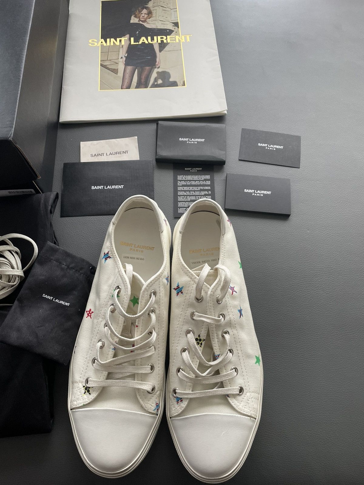 Hedi Slimane × Saint Laurent Paris × Yves Saint Laurent Brand New Runway Limited Solaris Fan Star Moon Plus Sneaker Size US 8.5 / EU 41-42 - 17 Thumbnail