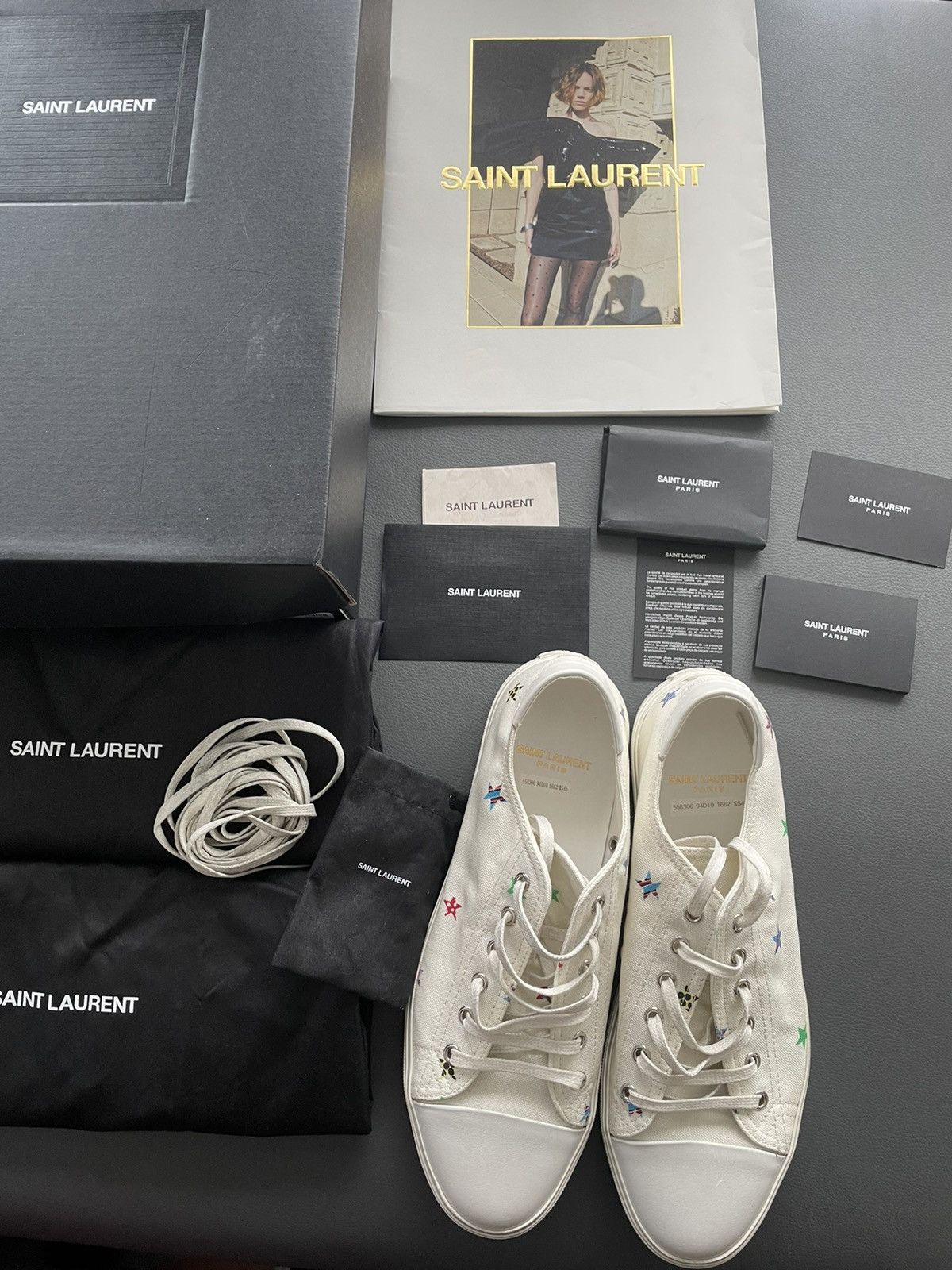 Hedi Slimane × Saint Laurent Paris × Yves Saint Laurent Brand New Runway Limited Solaris Fan Star Moon Plus Sneaker Size US 8 / EU 41 - 1 Thumbnail
