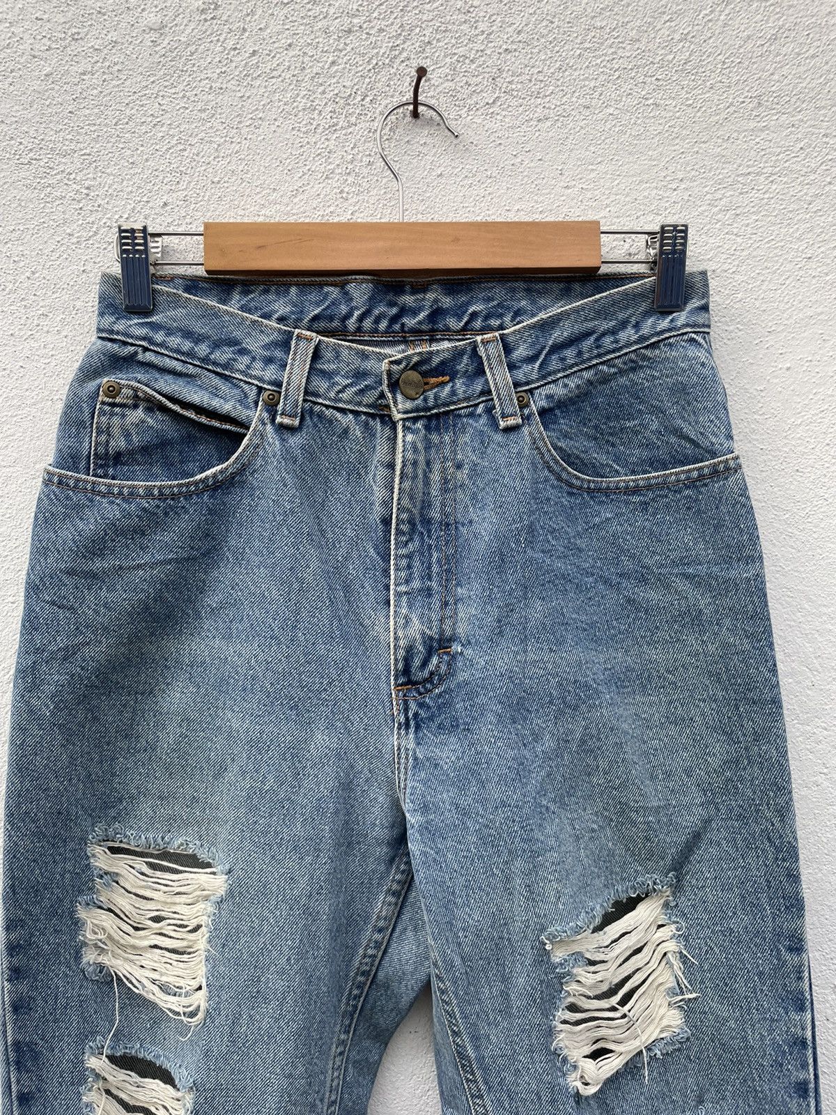 L.L. Bean Vintage L.L Bean Distressed Denim Jeans Size US 28 / EU 44 - 2 Thumbnail