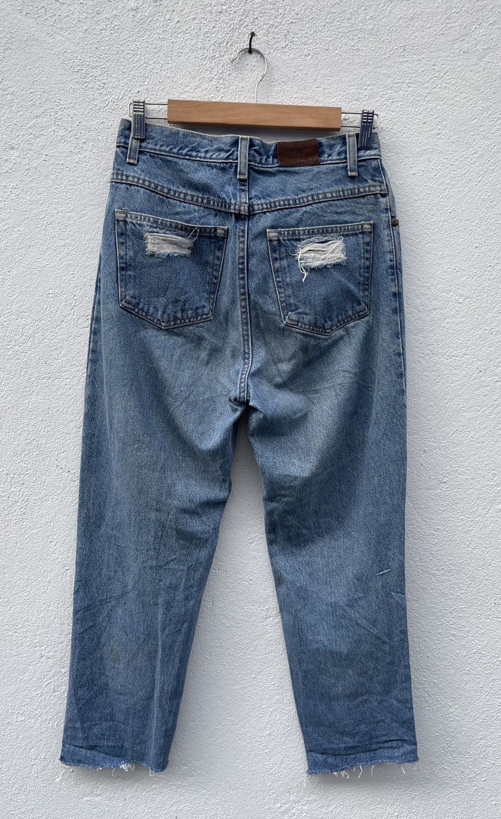 L.L. Bean Vintage L.L Bean Distressed Denim Jeans Size US 28 / EU 44 - 7 Thumbnail