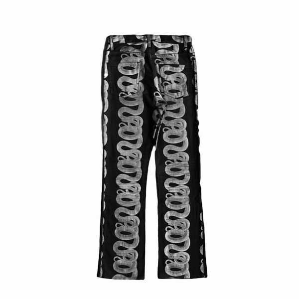 Hysteric Glamour HYSTERIC GLAMOUR SNAKE PRINT DENIM JEANS | Grailed