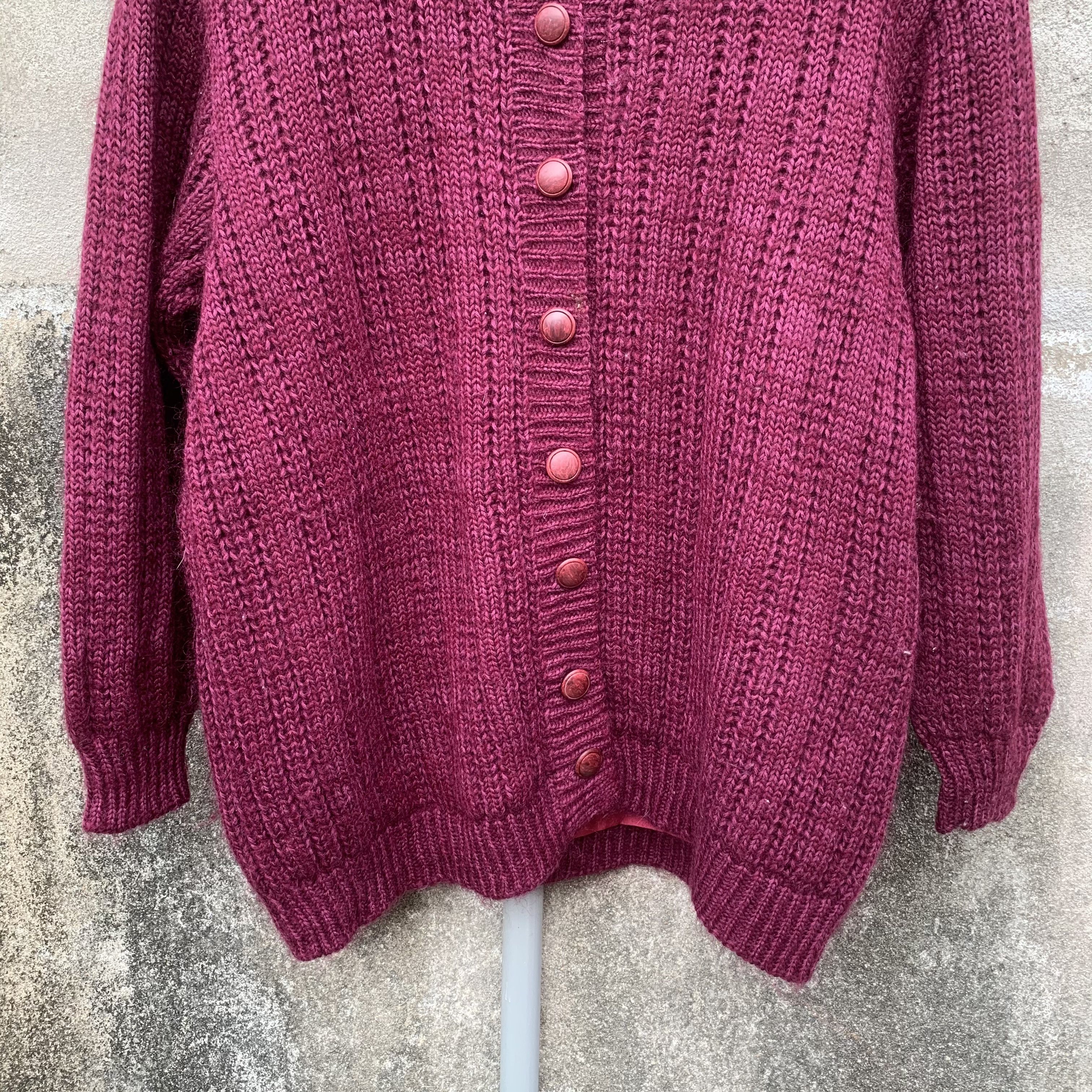 Aran Isles Knitwear Japanese Vtg Knit Full Button Linen Brioche Stitch Cardigan Size US M / EU 48-50 / 2 - 3 Thumbnail