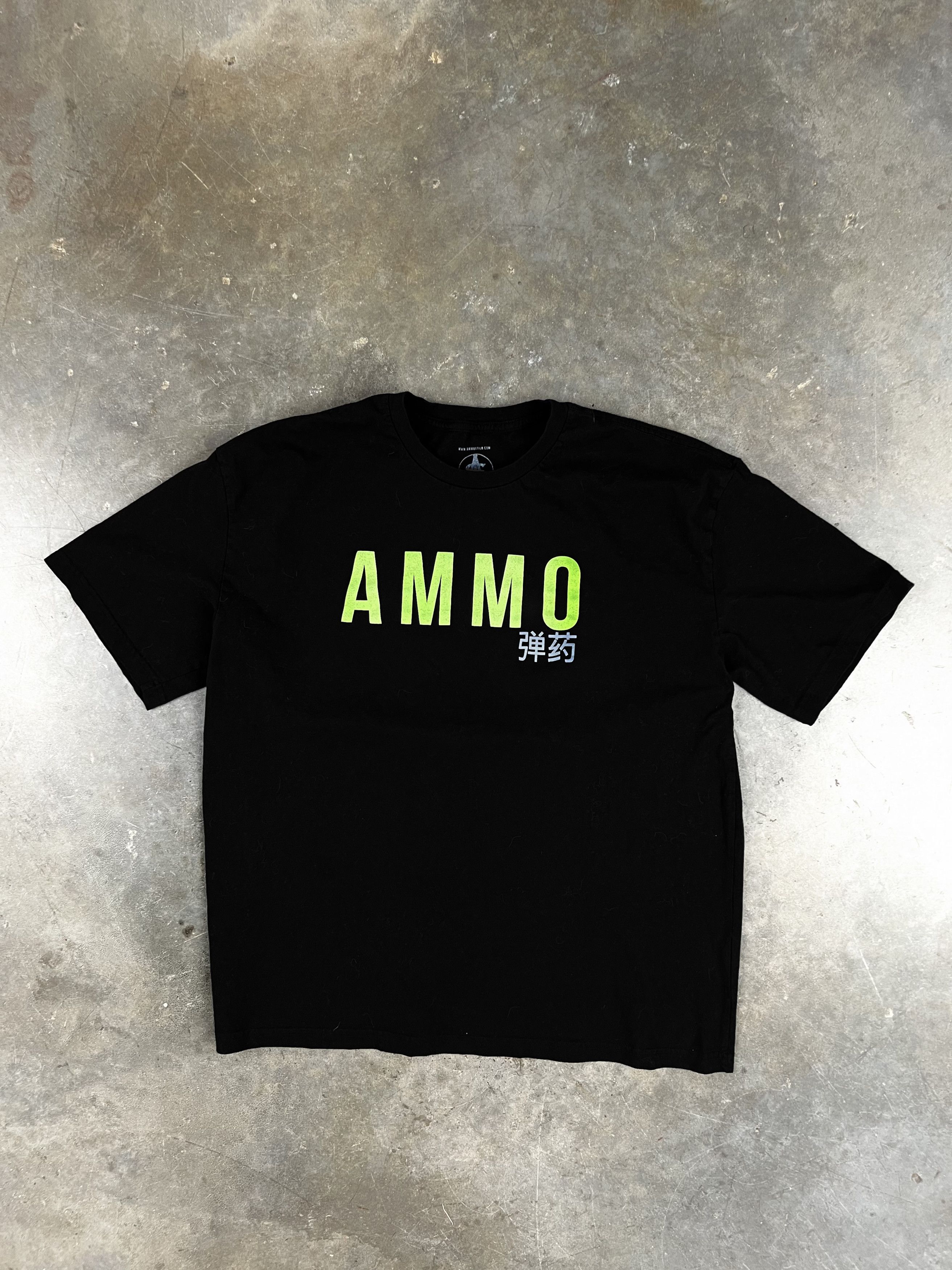 Ammo Stilo Ammo Stilo Neon Logo Japan Tee Black XL Target 🧊 Gun Skate Size US XL / EU 56 / 4 - 1 Thumbnail