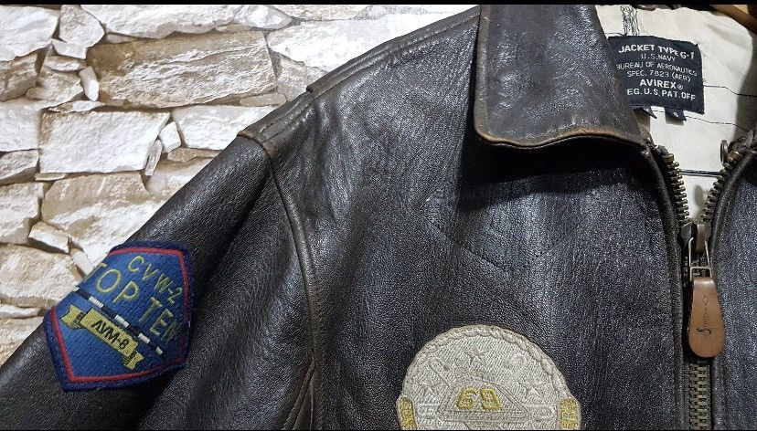 ジャケット・アウター AVIREX N-1 JACKET VINTAGE Avirex × Genuine Leather × Vintage Vintage Type G1 Avirex