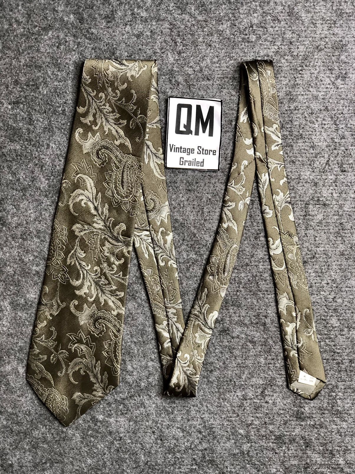 Gianni Gianni Rosabi Milano Italy silk tie with Floral Design Size ONE SIZE - 7 Thumbnail