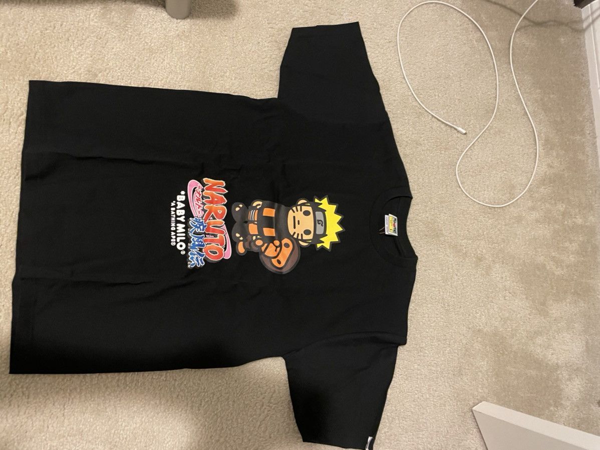 BAPE x Naruto Milo #5 Tee Black