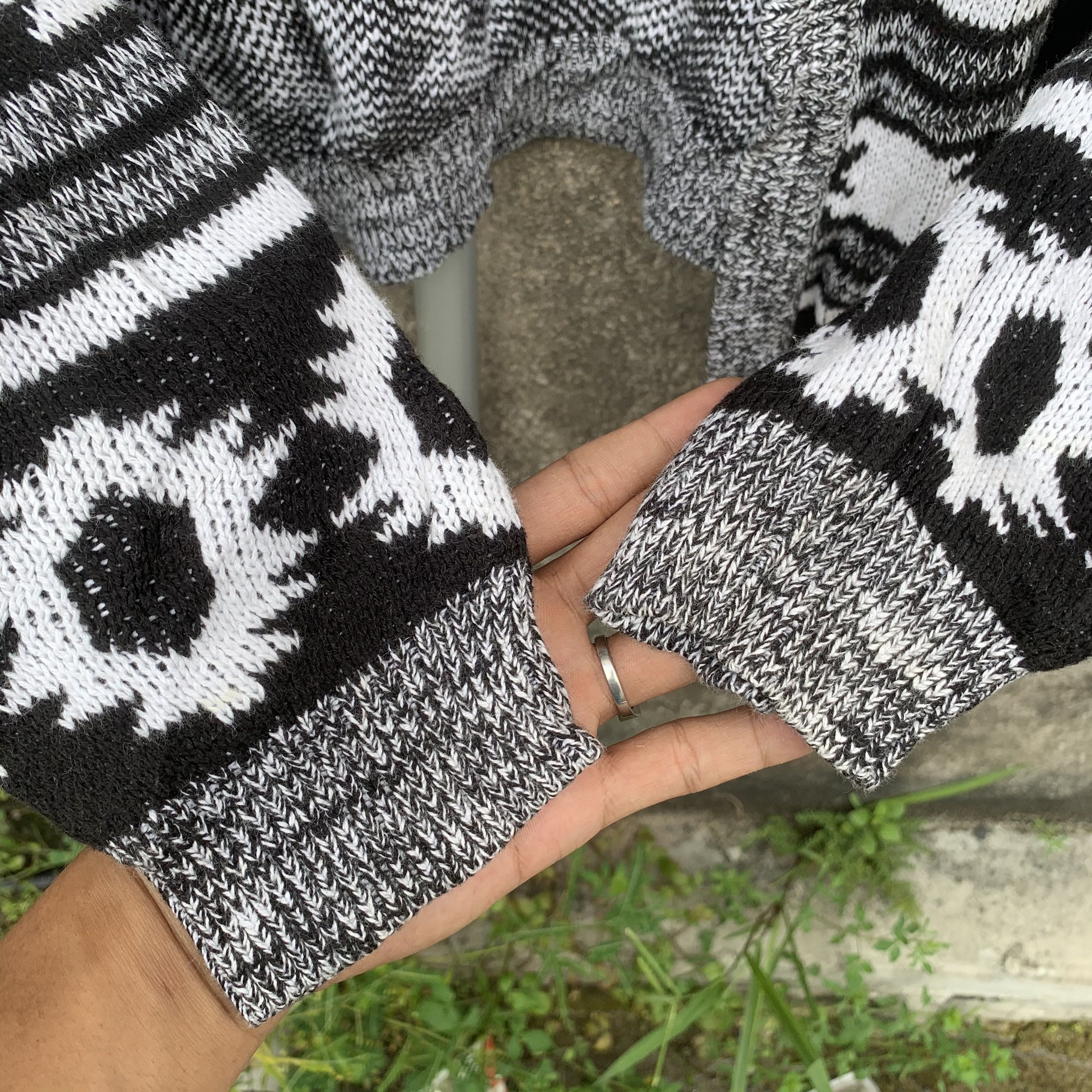 Divided Divided By H&M Knit Navajo Jumper Cardigan Open Sweater Size US L / EU 52-54 / 3 - 4 Thumbnail