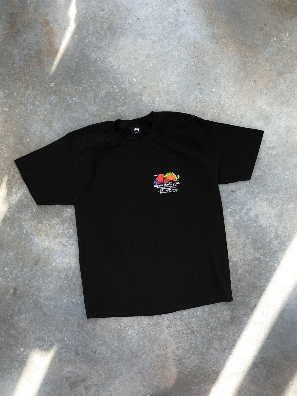Stussy Stussy Fruit Of The Loom Logo T-Shirt Black Size US L / EU 52-54 / 3 - 2 Thumbnail