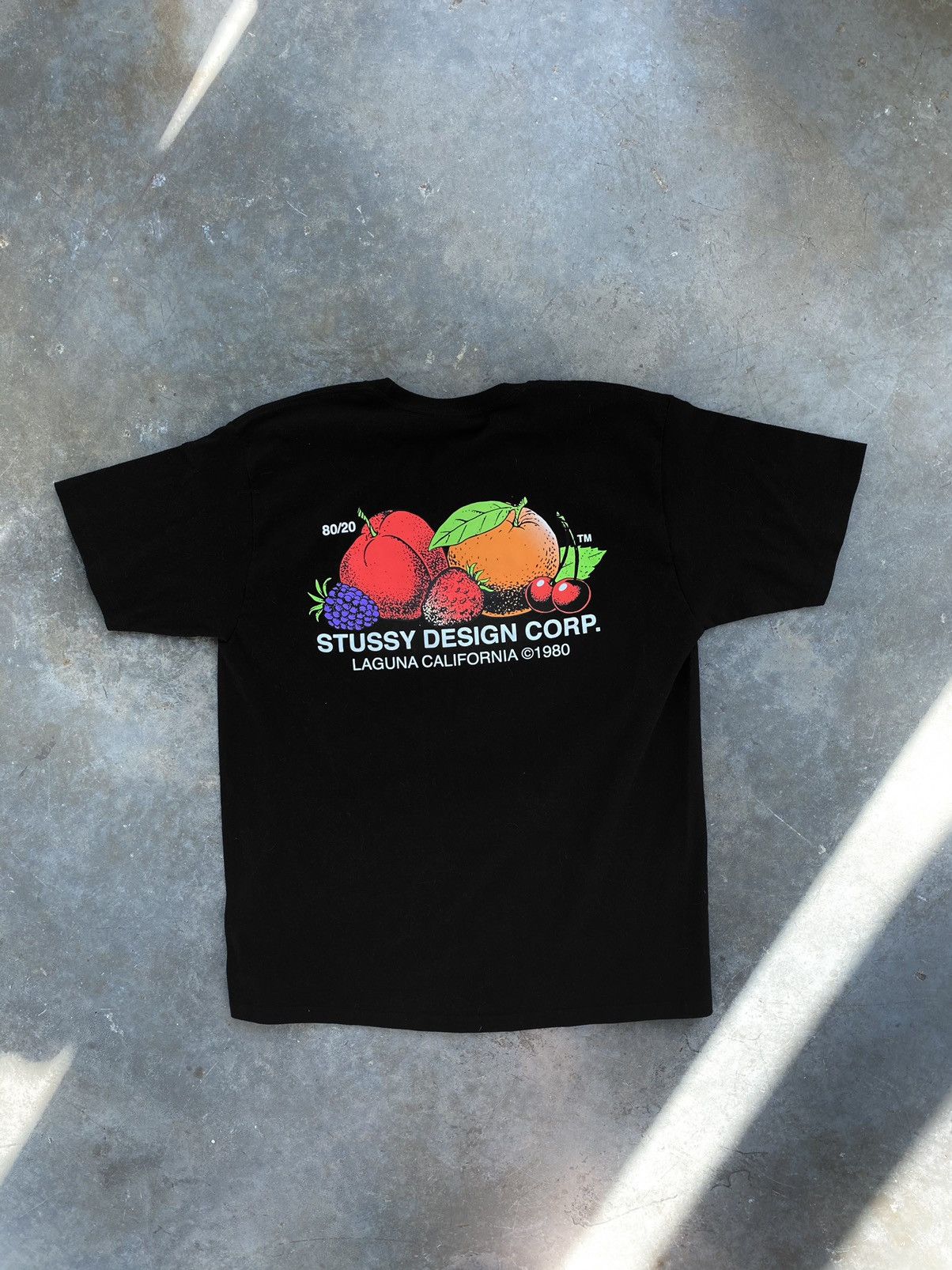 Stussy Stussy Fruit Of The Loom Logo T-Shirt Black Size US L / EU 52-54 / 3 - 1 Thumbnail