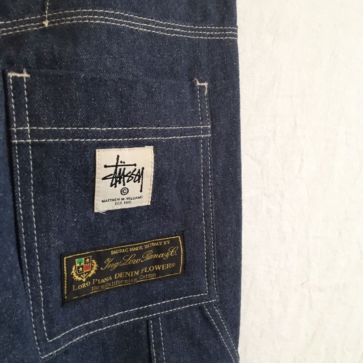 Loro Piana Technical Denim Work Pants with Multi-Pockets Size US 26 / EU 42 - 11 Thumbnail
