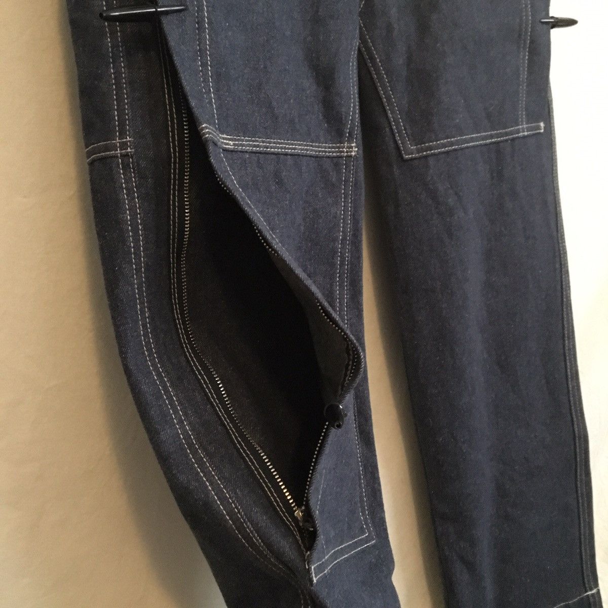Loro Piana Technical Denim Work Pants with Multi-Pockets Size US 26 / EU 42 - 3 Thumbnail