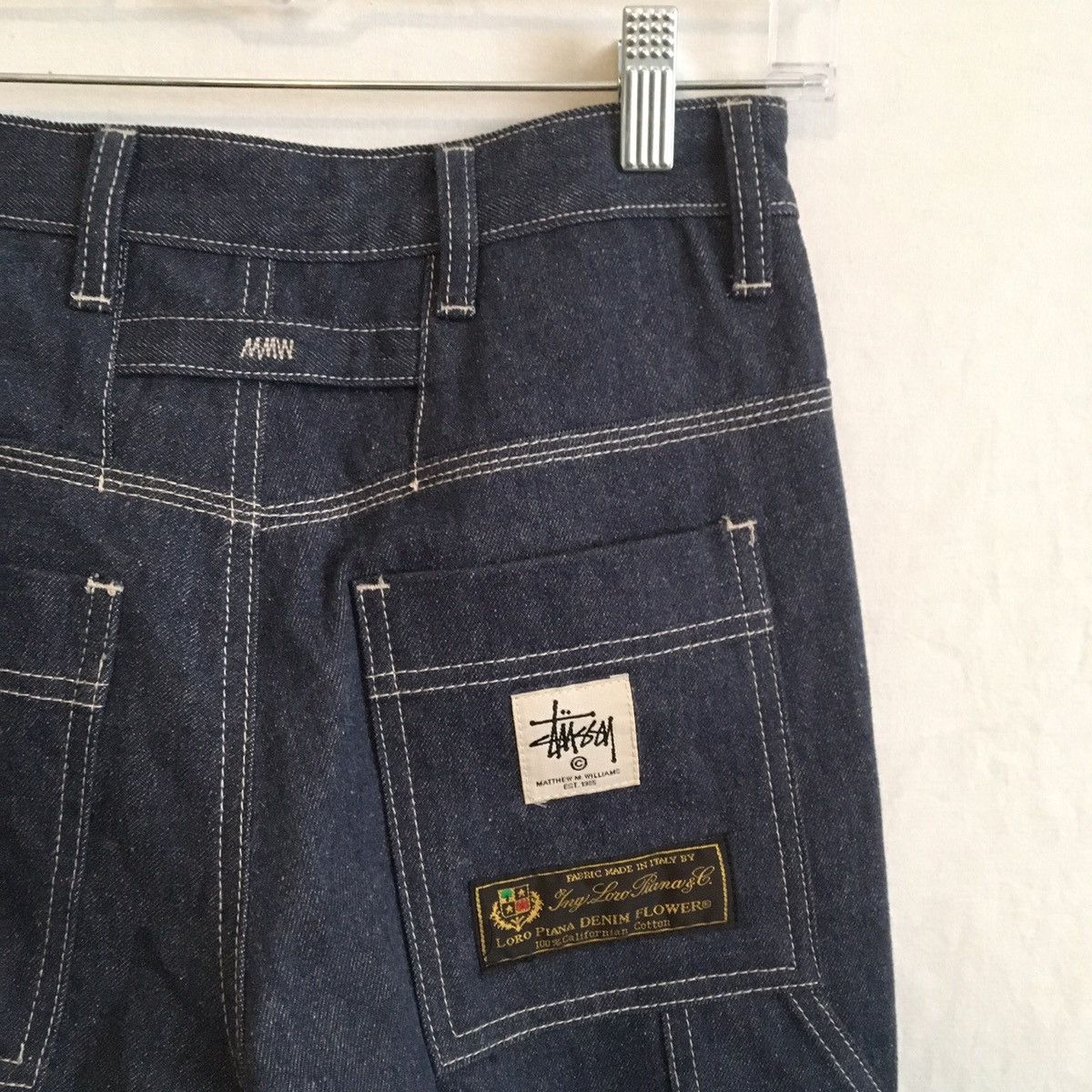 Loro Piana Technical Denim Work Pants with Multi-Pockets Size US 26 / EU 42 - 8 Thumbnail