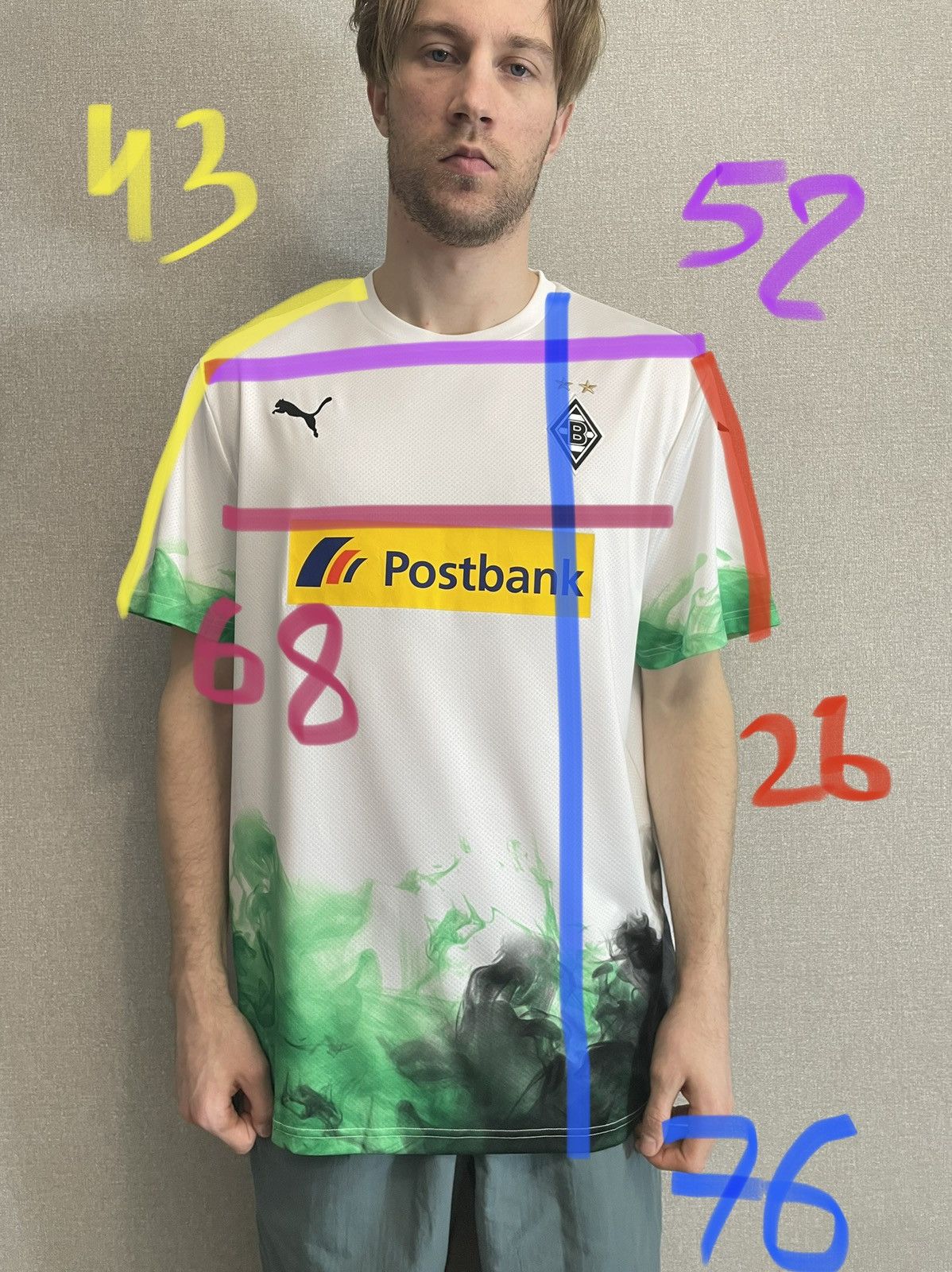 Puma Borussia Monchengladbach Jersey 2019 2020 Home Puma DRYCELL Size US XXL / EU 58 / 5 - 12 Thumbnail