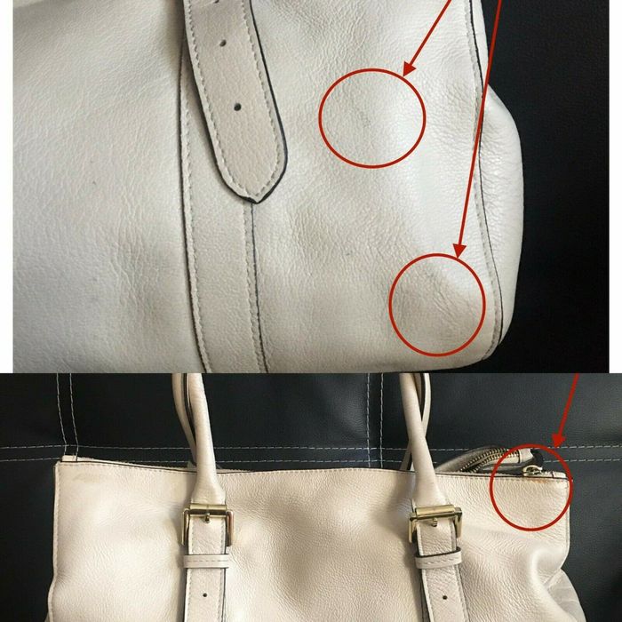 Mulberry Leather Ivory Bag Handbag 1025858 Made in England Grailed