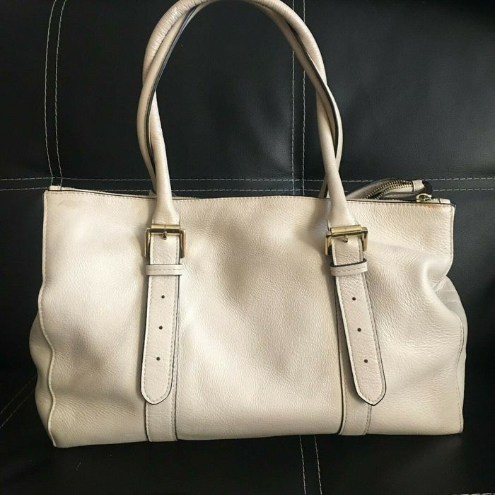 Mulberry Leather Ivory Bag Handbag 1025858 Made in England | Grailed