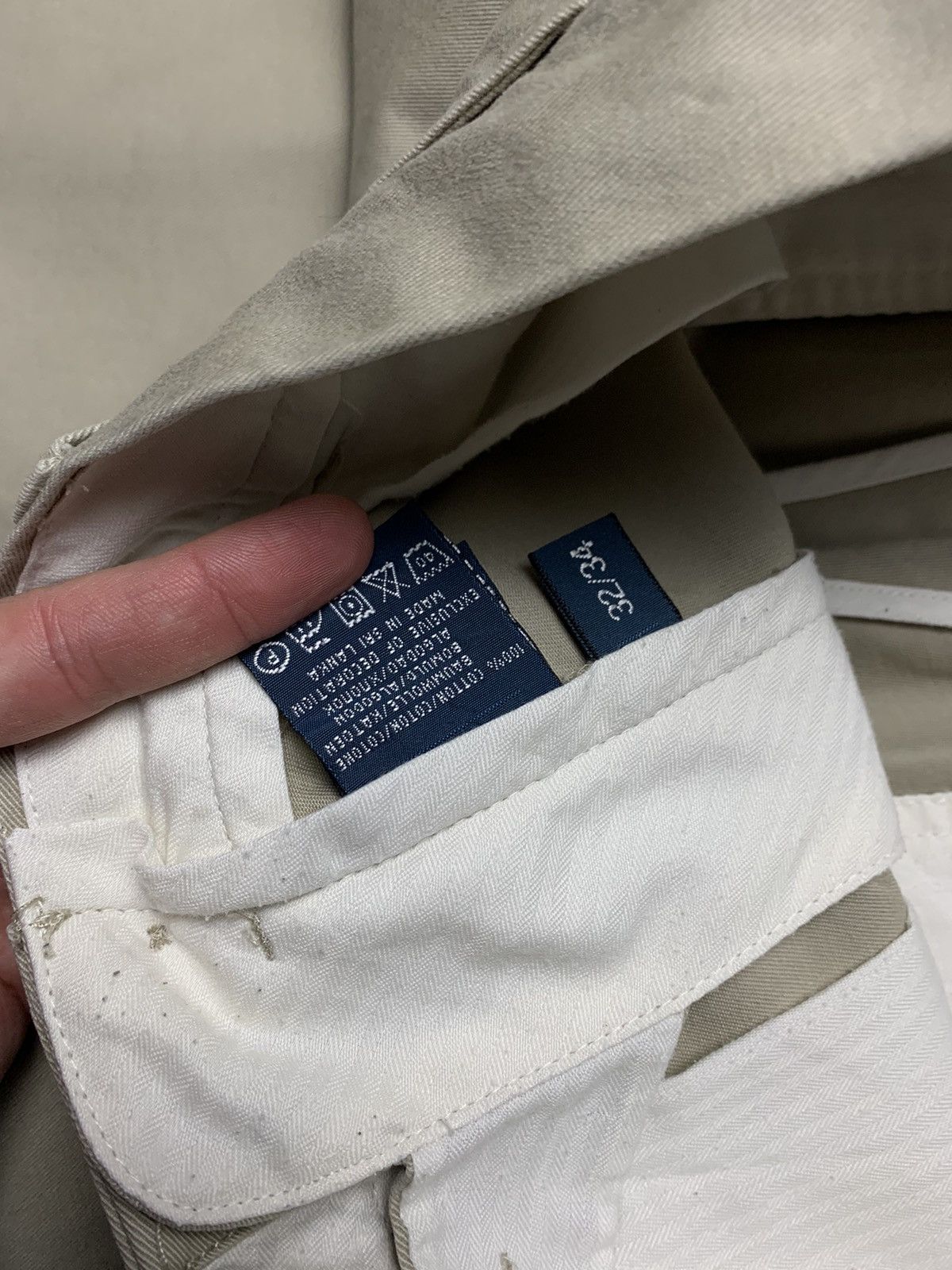 Vintage Vintage Polo Ralph Lauren chino Pony logo Size US 32 / EU 48 - 6 Thumbnail