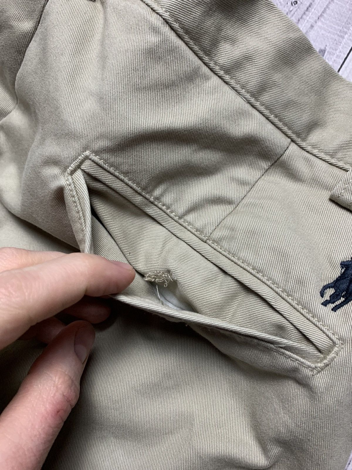 Vintage Vintage Polo Ralph Lauren chino Pony logo Size US 32 / EU 48 - 3 Thumbnail