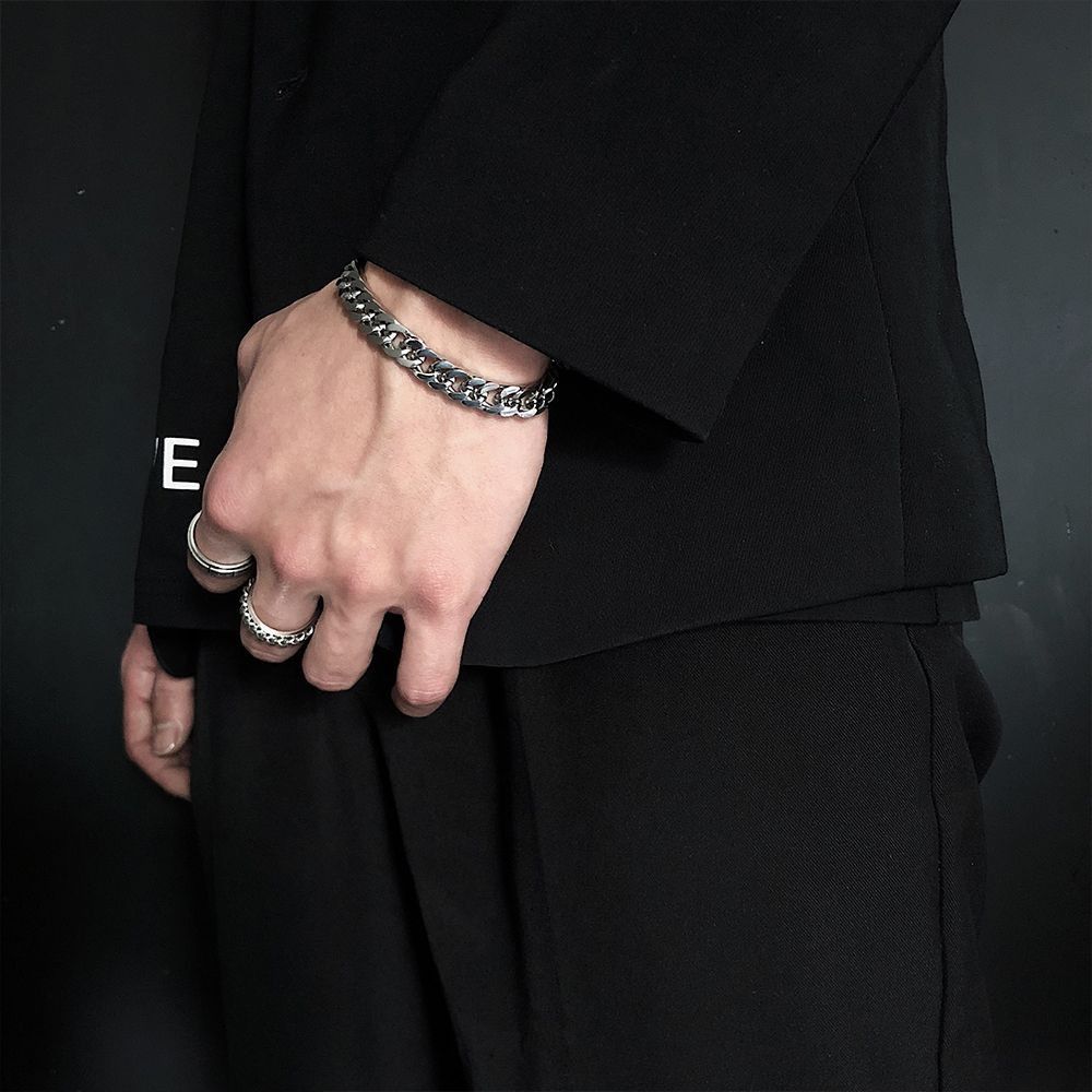 Jewelry × Vintage Fashion Silver Couple Couple Bracelet Size ONE SIZE - 2 Thumbnail