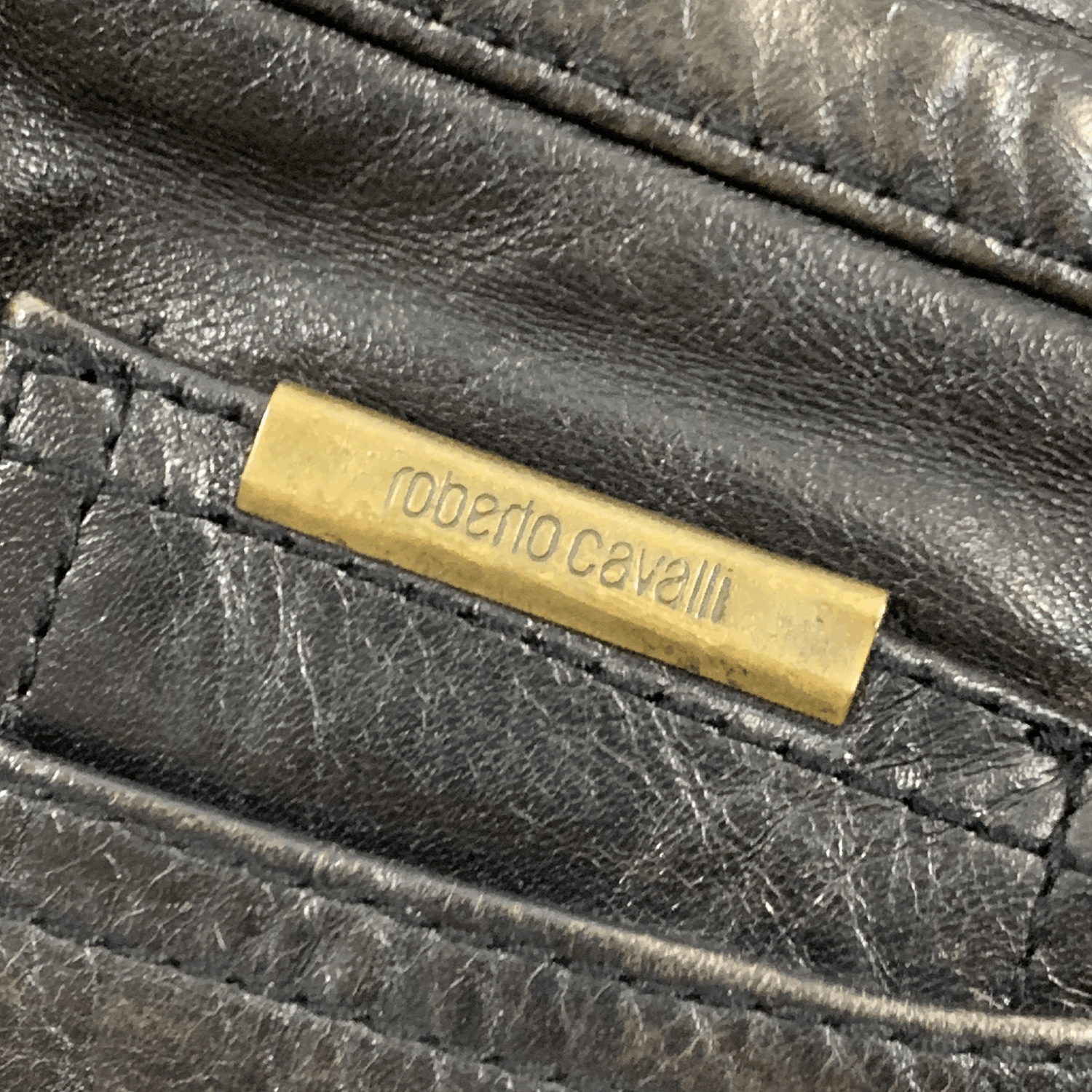 Just Cavalli × Roberto Cavalli FW2001 Roberto Cavalli Leather Pants Size US 32 / EU 48 - 4 Thumbnail